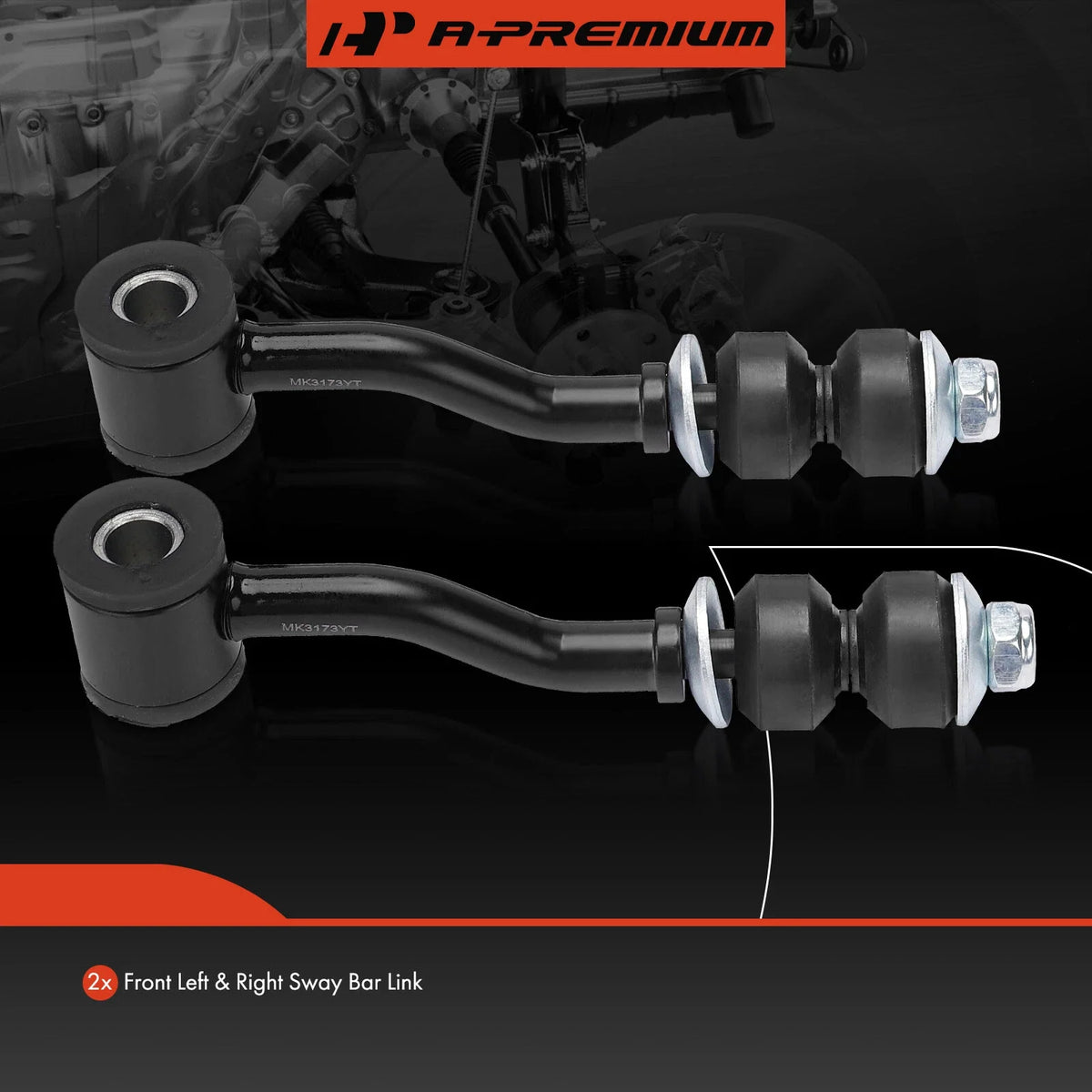 Front Sway Bar Link Pair for 1984-1991 Jeep XJ Cherokee