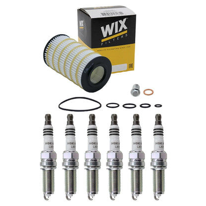 Engine Oil Filter by Wix with NGK Spark Plugs for C209 C280 W203