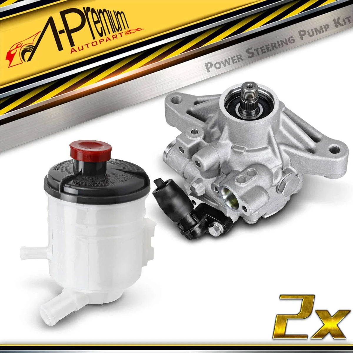 2X Power Steering Pump for Honda Civic (2006–2011)