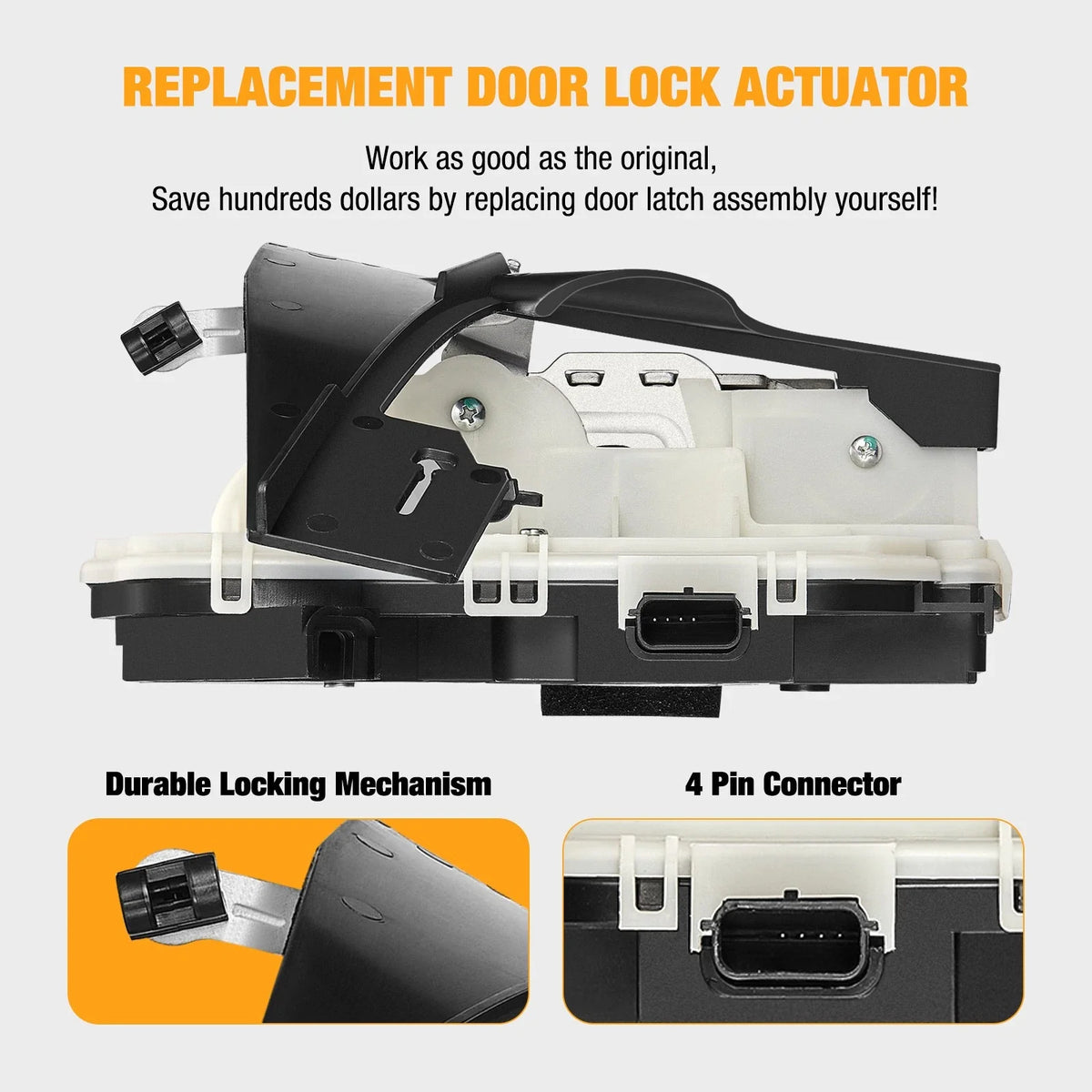 Rear RH Door Lock Actuator for Ford Escape (2008–2008) & Mercury Mariner (2008–2011)