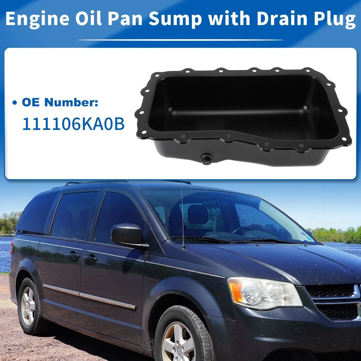 Drain Plug Engine Oil Pan Sump for Dodge Grand Caravan (2009-2010)