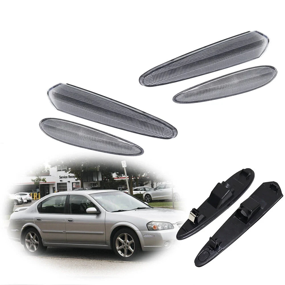 Front and Rear Bumper Trim Covers for Nissan Maxima (2000–2003)