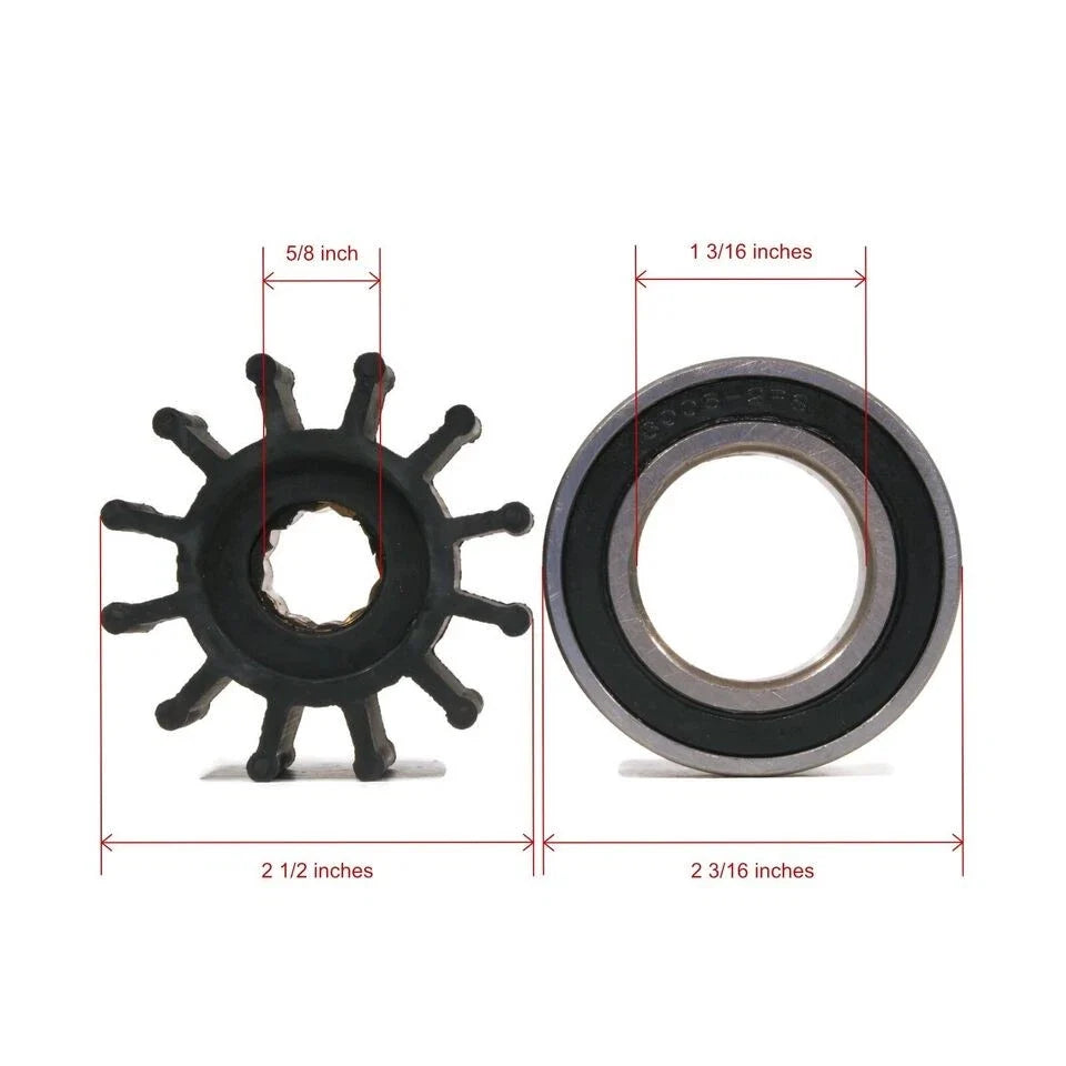 Crank Mounted Sea Water Pump Repair Kit for Volvo Penta