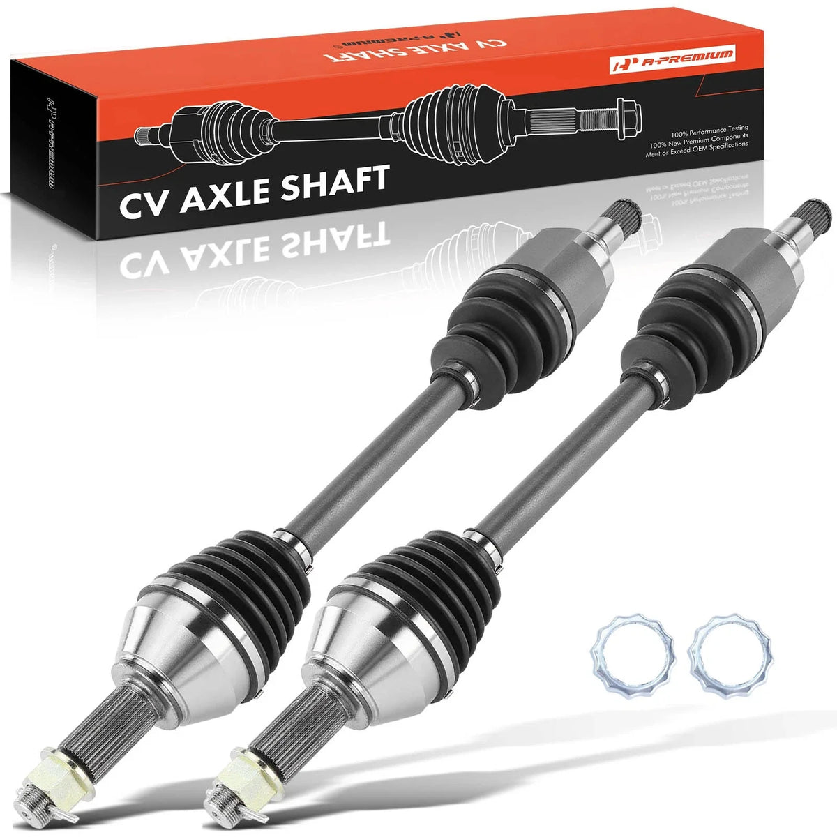 2X Front CV Axle Assembly for Nissan Pathfinder (2013–2017)
