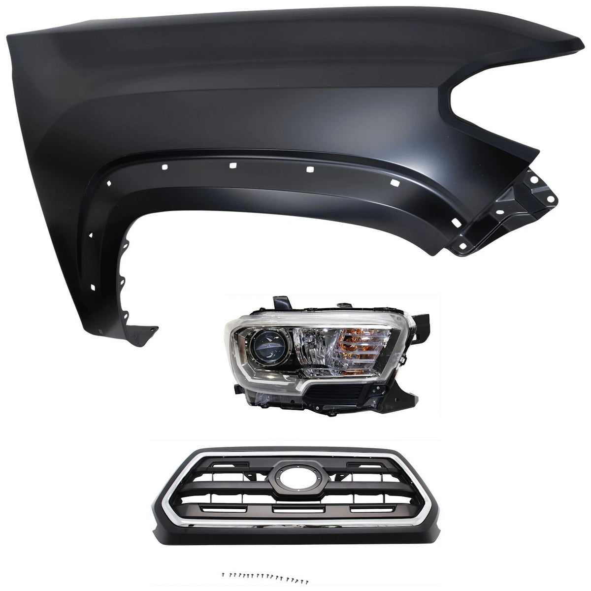 Headlight Passenger Right Side for Toyota Tacoma (2016–2017)