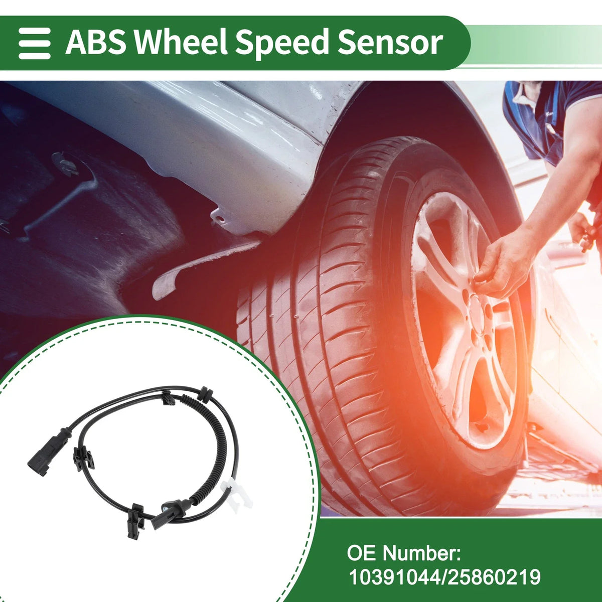ABS Wheel Speed Sensor No. 10391044 for Buick Enclave (2008–2017)