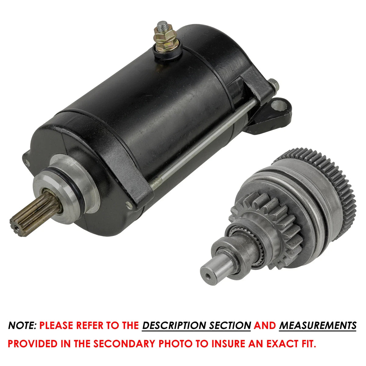 Starter and Drive Assembly for Yamaha Wave Runner (1998-2005)