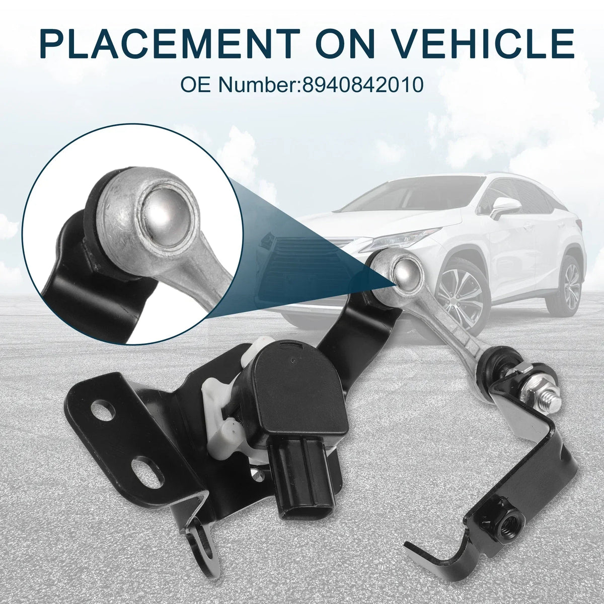 Air Suspension Ride Height Sensor for NX200t 2015-2017 Lexus