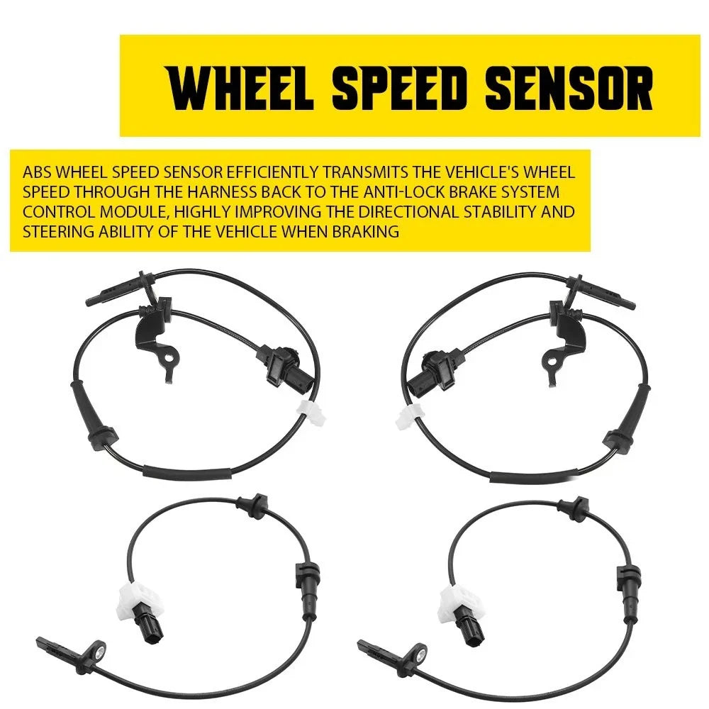 4X ABS Wheel Speed Sensor for Honda Accord (2013–2017)