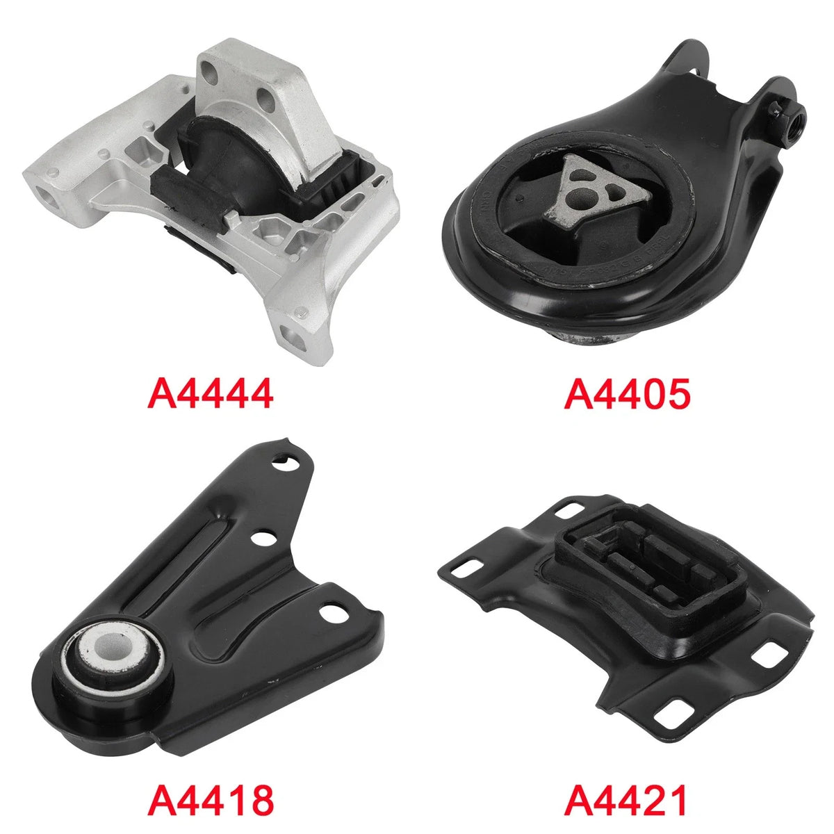 4Pcs Engine Motor Mount Kit for Mazda 3 (2010–2013) L4 2.5L