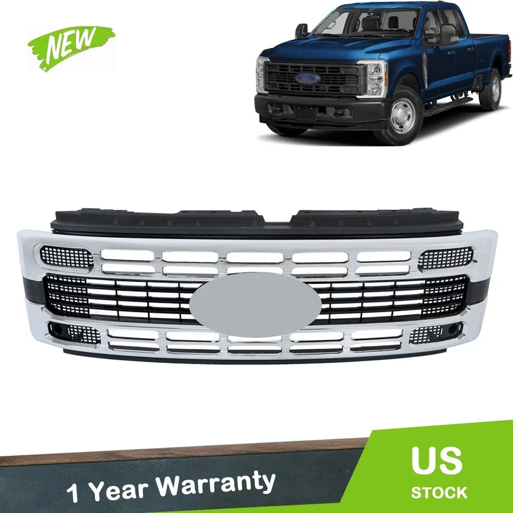 Front Upper Center Mesh Grille for Ford F250 XL/XLT (2023–2024)