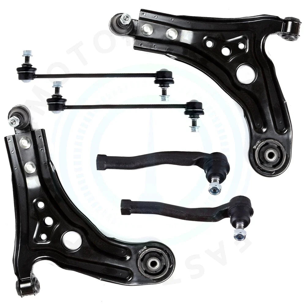 Set of 6 Front Lower Control Arms for Chevrolet Aveo (2004–2011)