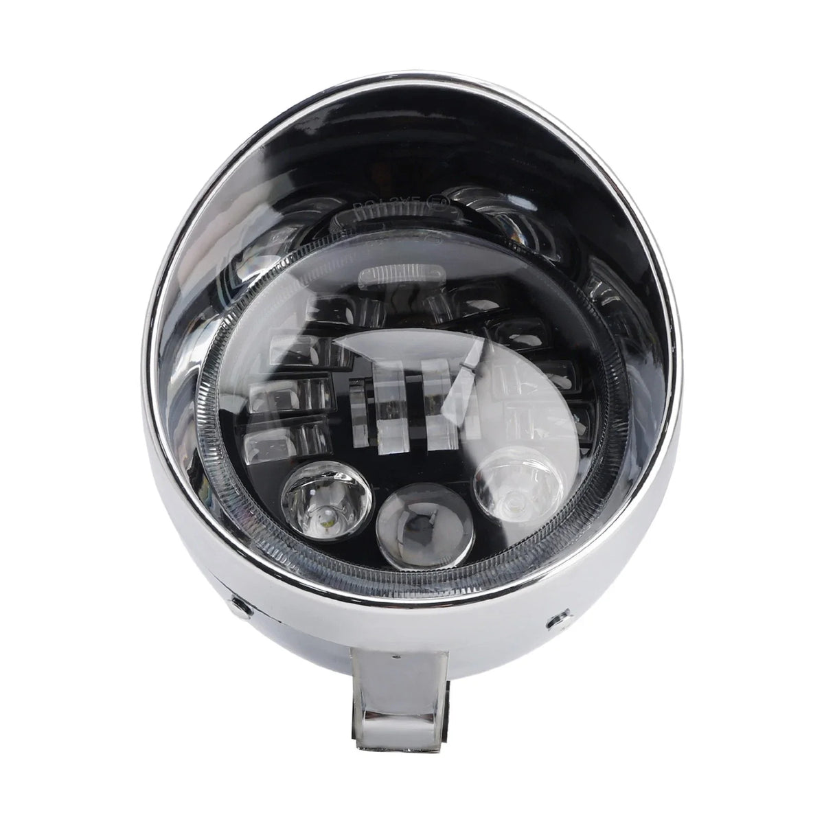 Chrome 5.75" Headlight Spotlight for Universal Motorcycles