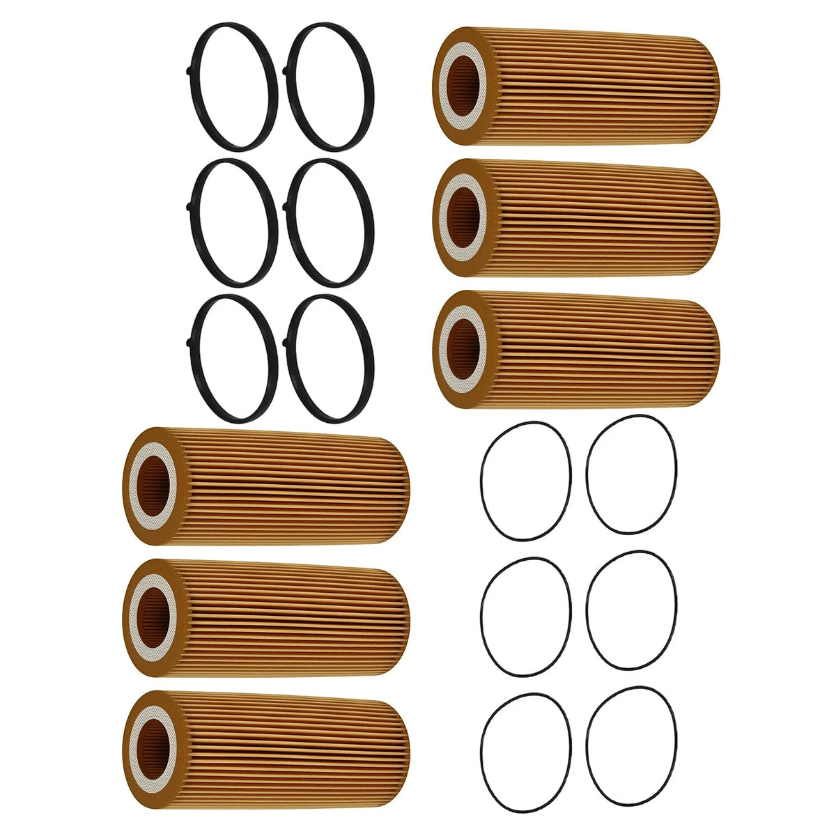 6 Oil Filters for Audi A4 A6 Q5 S4 S5 & Porsche Cayenne 2005-2018