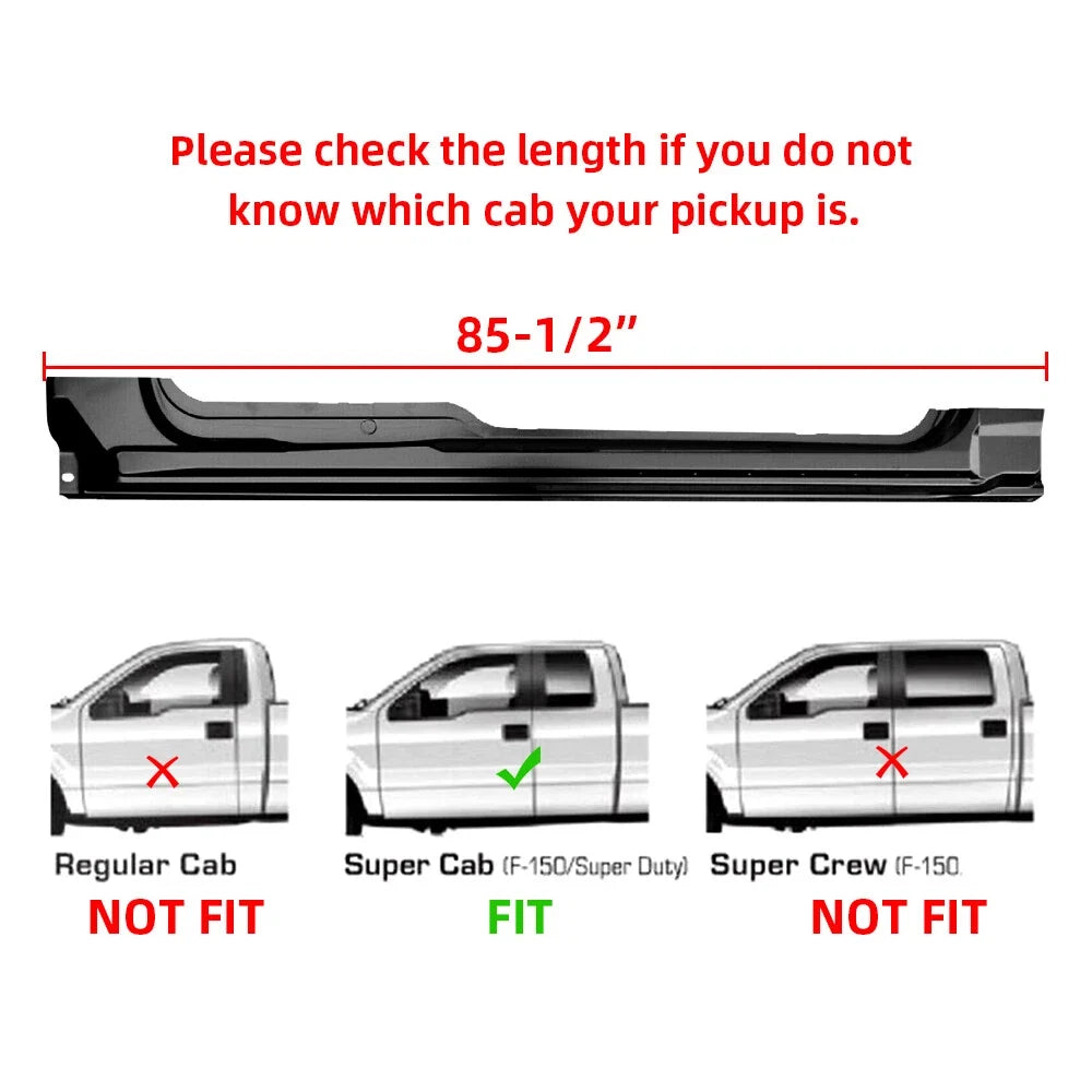 Rocker Panels for Ford F150 (2009–2014) - Rust Repair