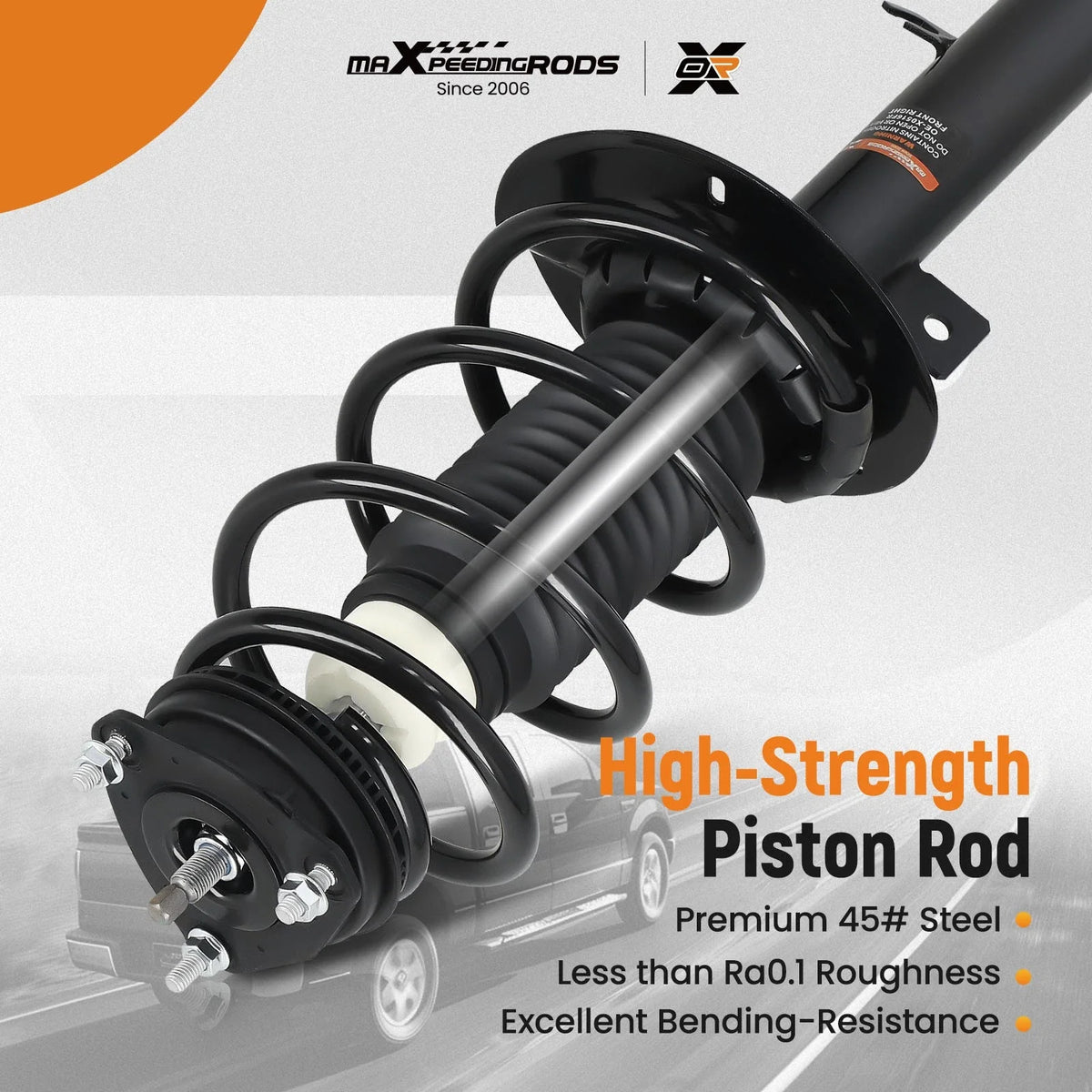 Pair Front Complete Strut w/ Coil Spring for Ford Focus (2008–2011) 272257 272258