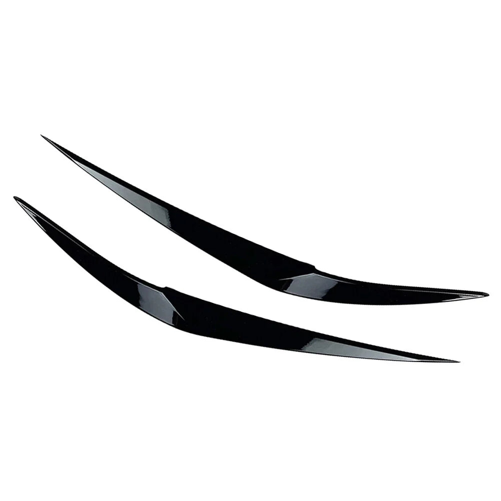 Glossy Black Eyelid Trim Set for BMW X1 F48 (2016-2020) - 2 Pieces