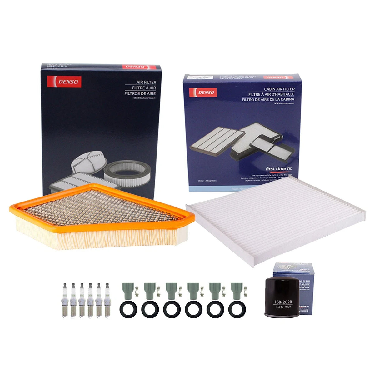 6 Spark Plugs & Boots Tune Up Kit for Equinox Terrain 2005-2009