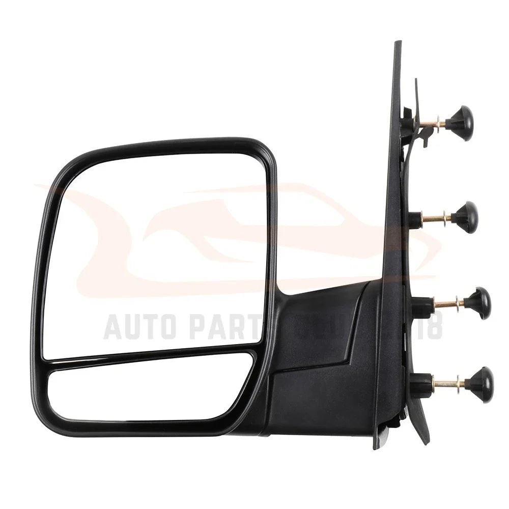 Set of 2 Folding Manual Black Mirrors for Ford Econoline (2003–2014)