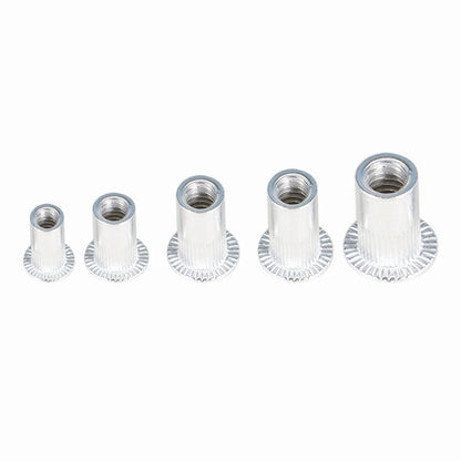 Aluminum Rivet Nut Kit - 150 Pieces for Standard Inch SAE