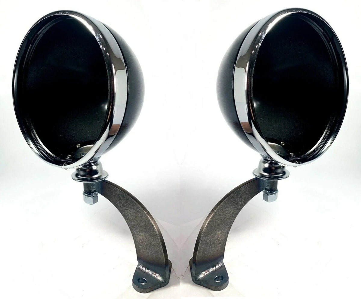 Headlight Stand Set with Custom Steel Frame for Dietz Buckets (1964–1970)
