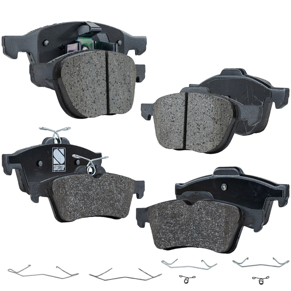2X Brake Pads for Ford Escape 2013-2016 FWD Front and Rear