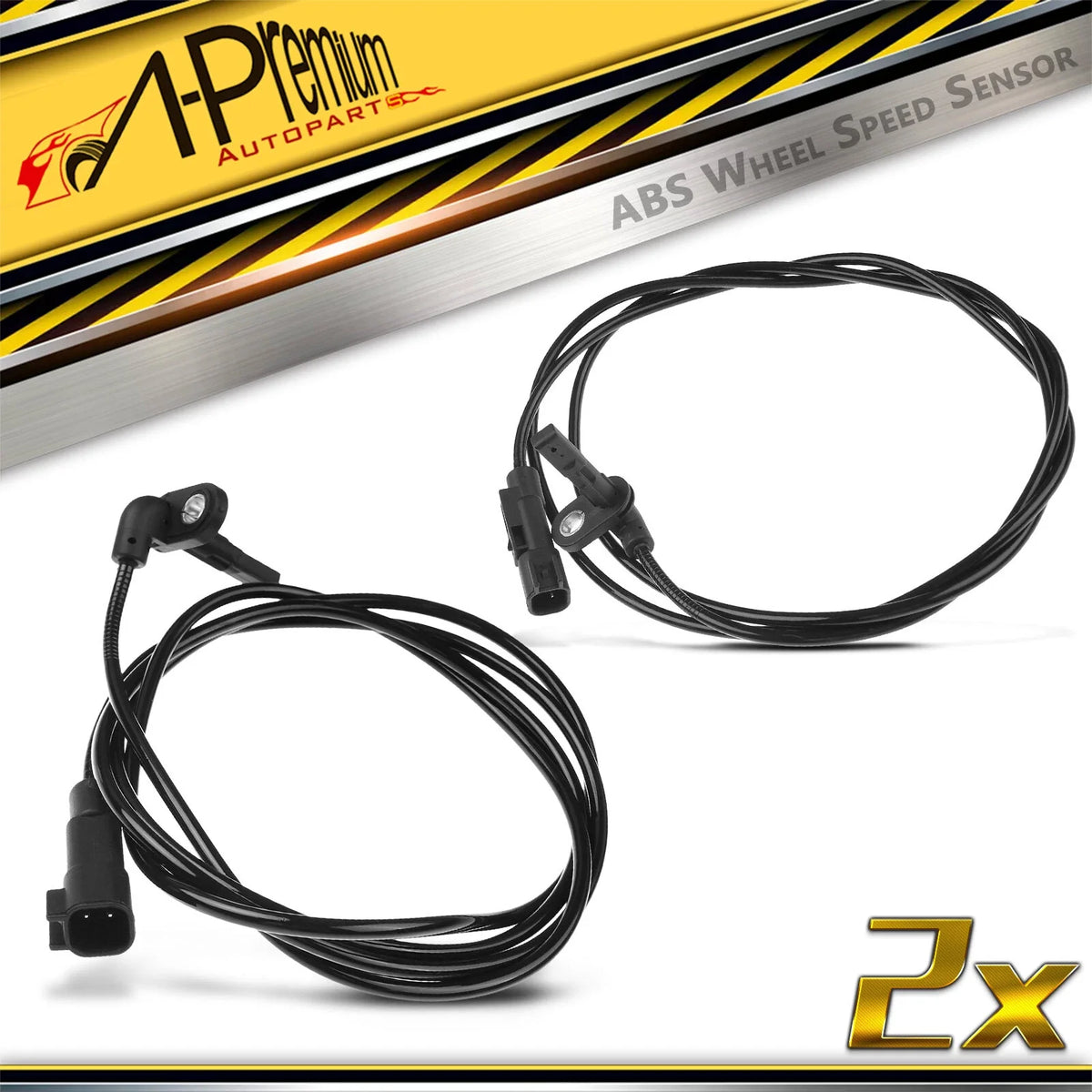 2X Rear ABS Wheel Speed Sensors for Buick Regal (2011–2017)