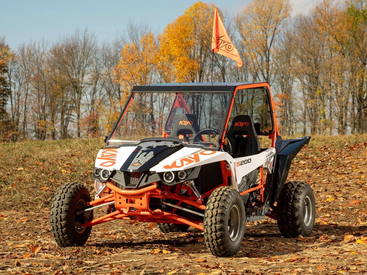 Scratch-Resistant Full Windshield for Kayo S200 (2023–2023+)