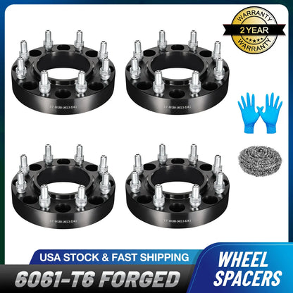4-Piece Hubcentric Wheel Spacers 8X180 M14x1.5 for GMC Sierra 3500 HD
