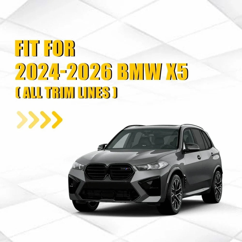 Smoked Front Side Marker Tint Overlays for BMW X5 (2024–2026)