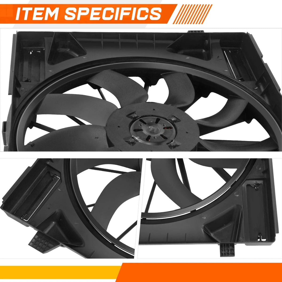 Radiator Cooling Fan Assembly for 2021-2025 Dodge Durango