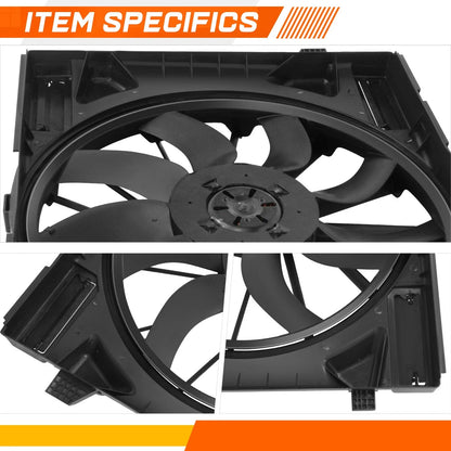 Radiator Cooling Fan Assembly for 2021-2025 Dodge Durango