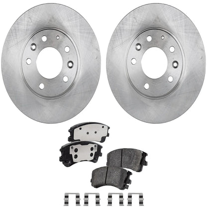 Front Brake Disc Rotors and Pads Kit for Mazda 6 (2003–2005)