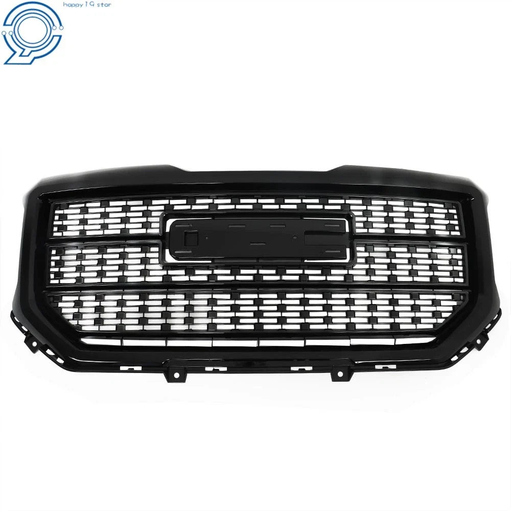 Black Mesh Front Bumper Grille for GMC Sierra 1500 (2016–2018)