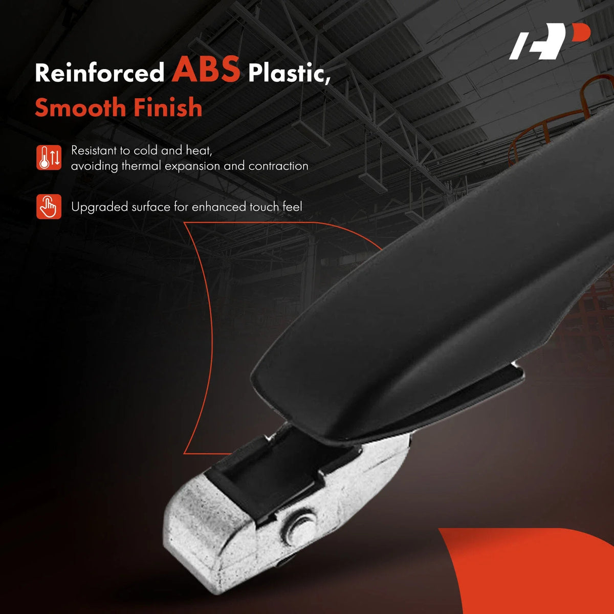 Rear Left Smooth Black Door Handle for Honda CR-V 2002-2006