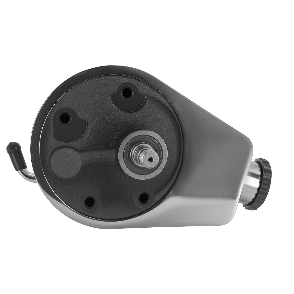 Chrome Power Steering Pump for Chevy (Saginaw 5/8" Keyed Shaft) STP01S-2