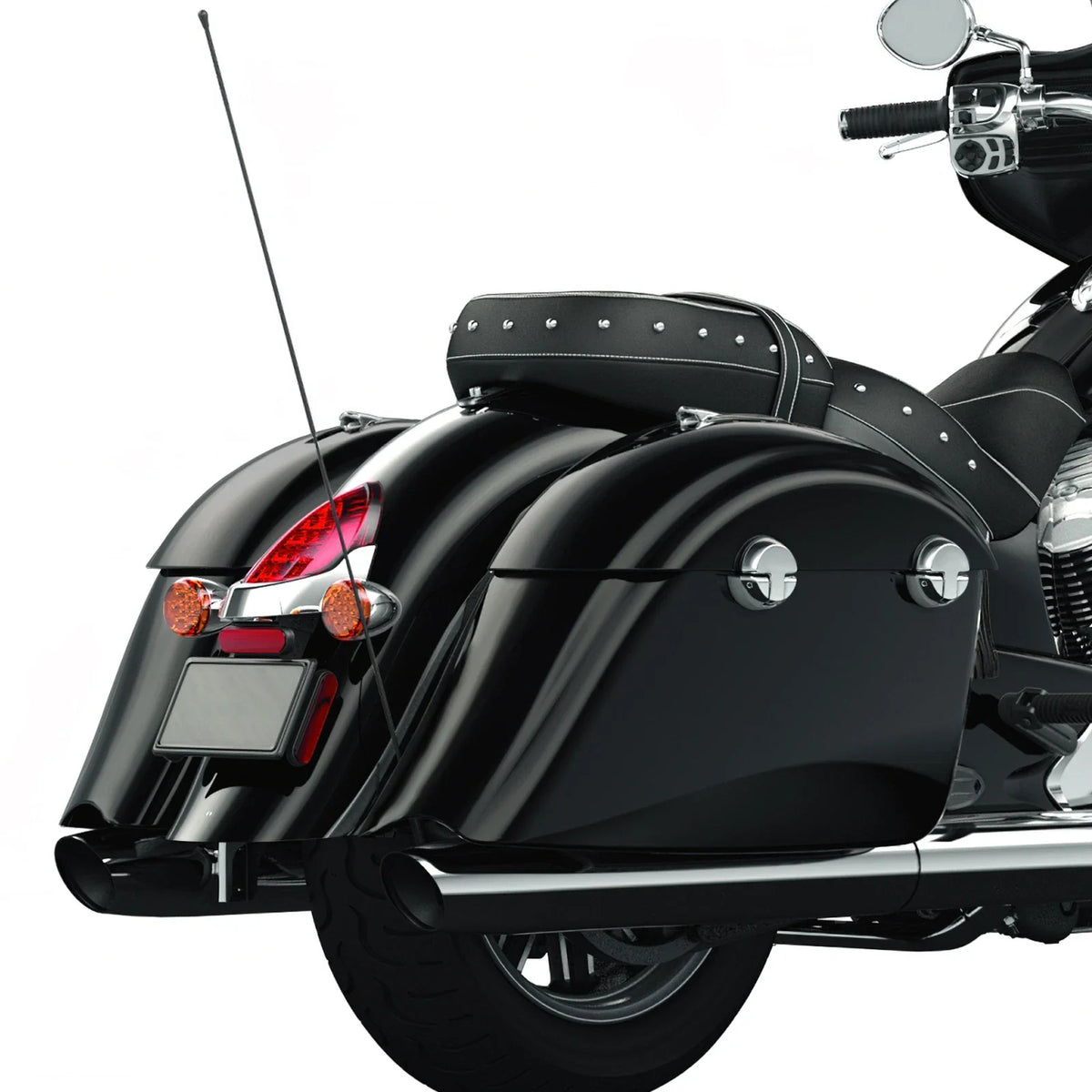 Hard Saddlebags Electronic Latch Lid Compatible with Indian Chieftain 2016-2018