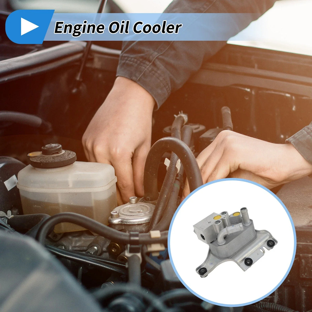 Engine Oil Cooler for Ford Expedition (2020) No.HL3P7869A 1 Pc