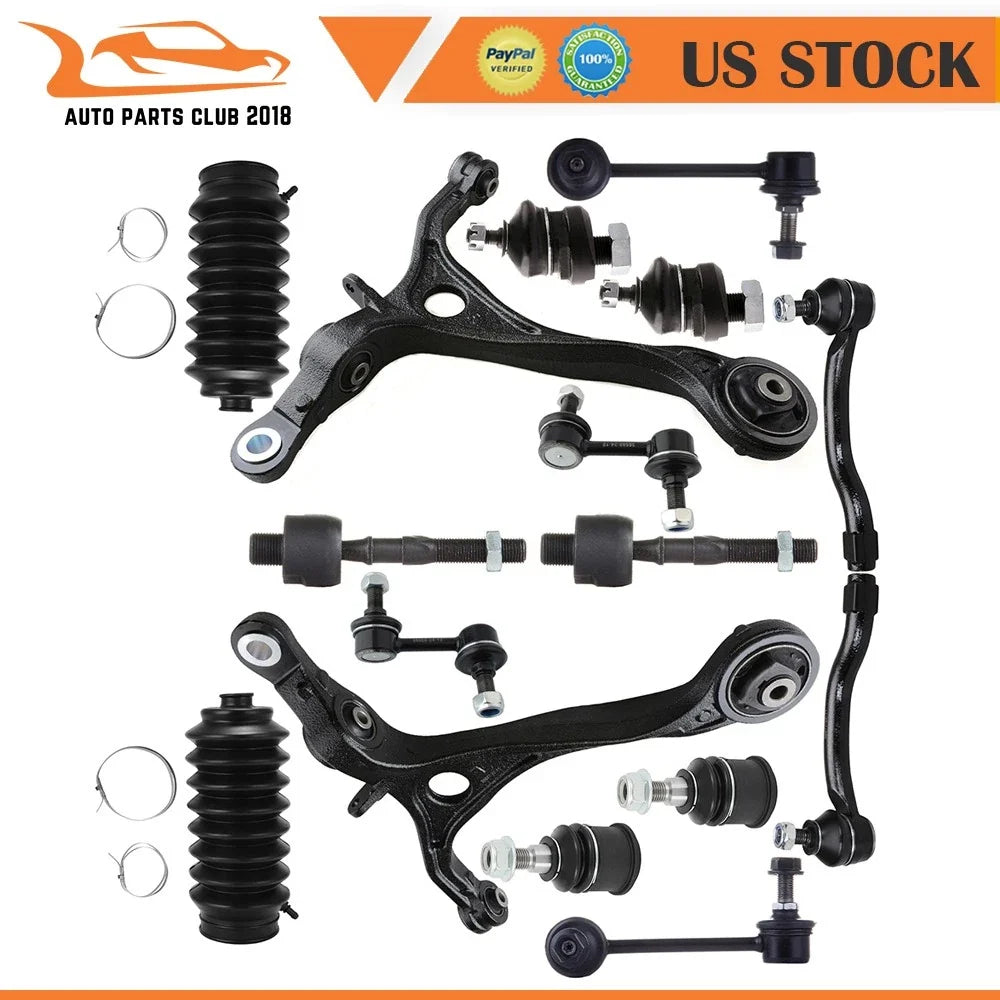 16pcs Front Lower Control Arm with Ball Joints for Acura TL (2007–2008)