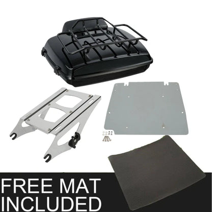 Mount Rack & Plate Trunk Pad for Harley Electra Glide 2014-2023