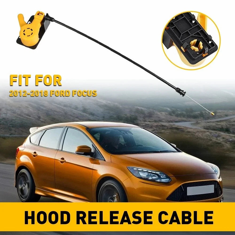 Hood Latch Release Cable Handle for Ford Focus (2012–2018) EXV