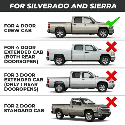 Outer Inner Rocker Panels & Cab Corners for Silverado Sierra 1500 (1999–2007)