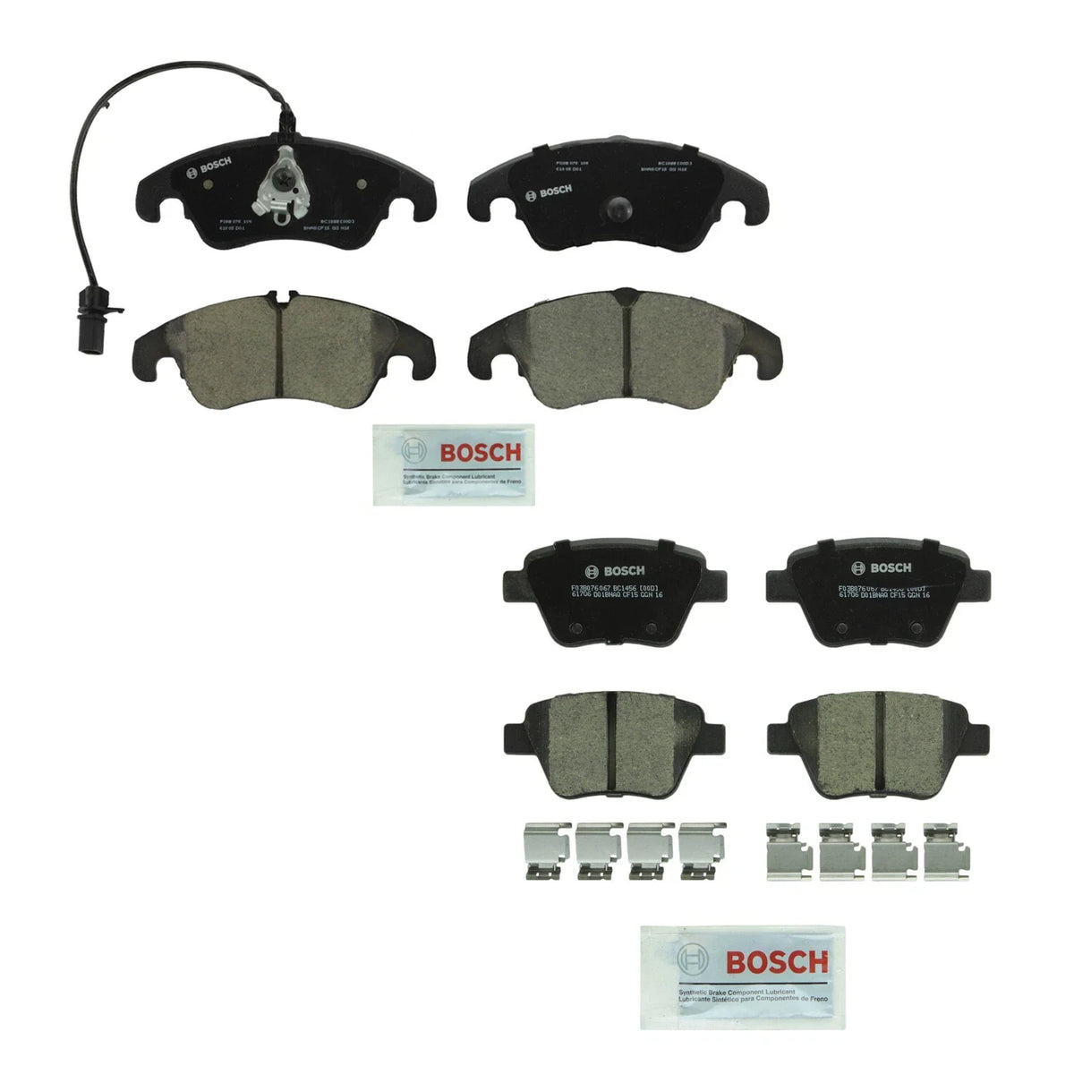 Bosch Quietcast Brake Pad Kit for Audi A4 (2011)
