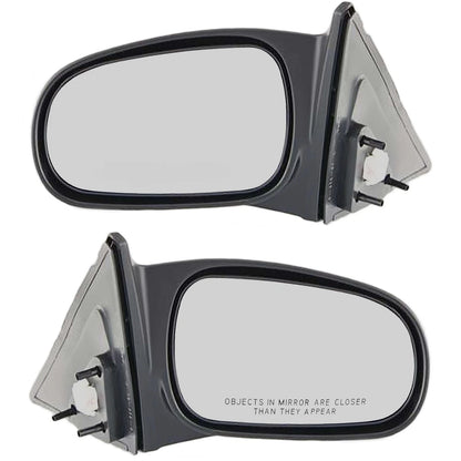 Power Side View Mirrors Set for Honda Civic 4 Door Sedan (1996–2000)