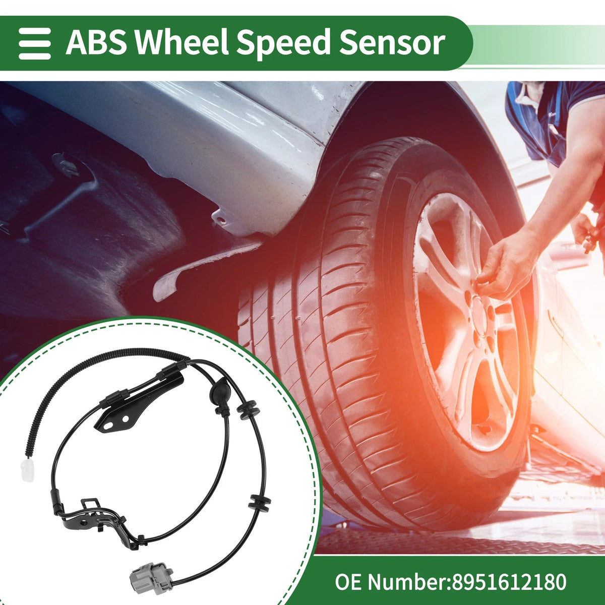 ABS Wheel Speed Sensor No. 8951612180 for Toyota Corolla (2003–2008)