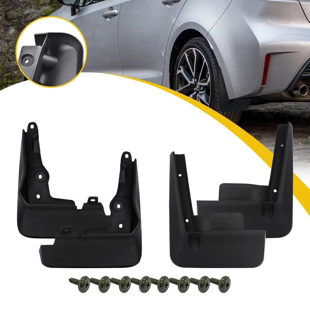 Front & Rear Mud Flaps for Toyota Corolla E210 2020-2021 Splash Guards
