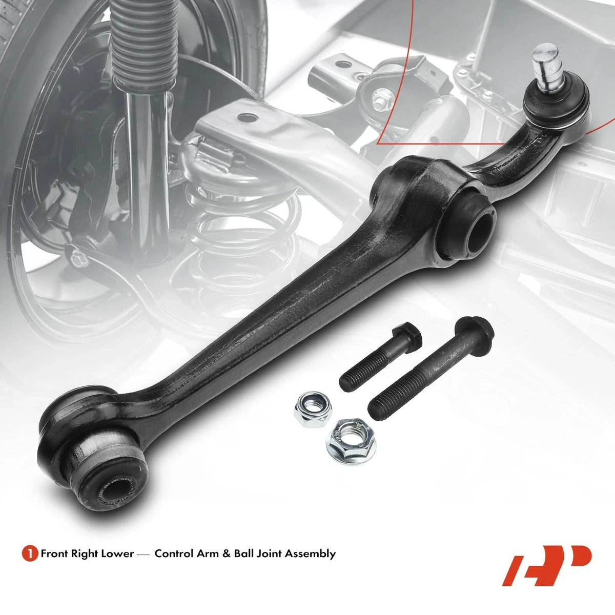 Front Right Control Arm with Ball Joint for Ford Windstar (1995-2003)
