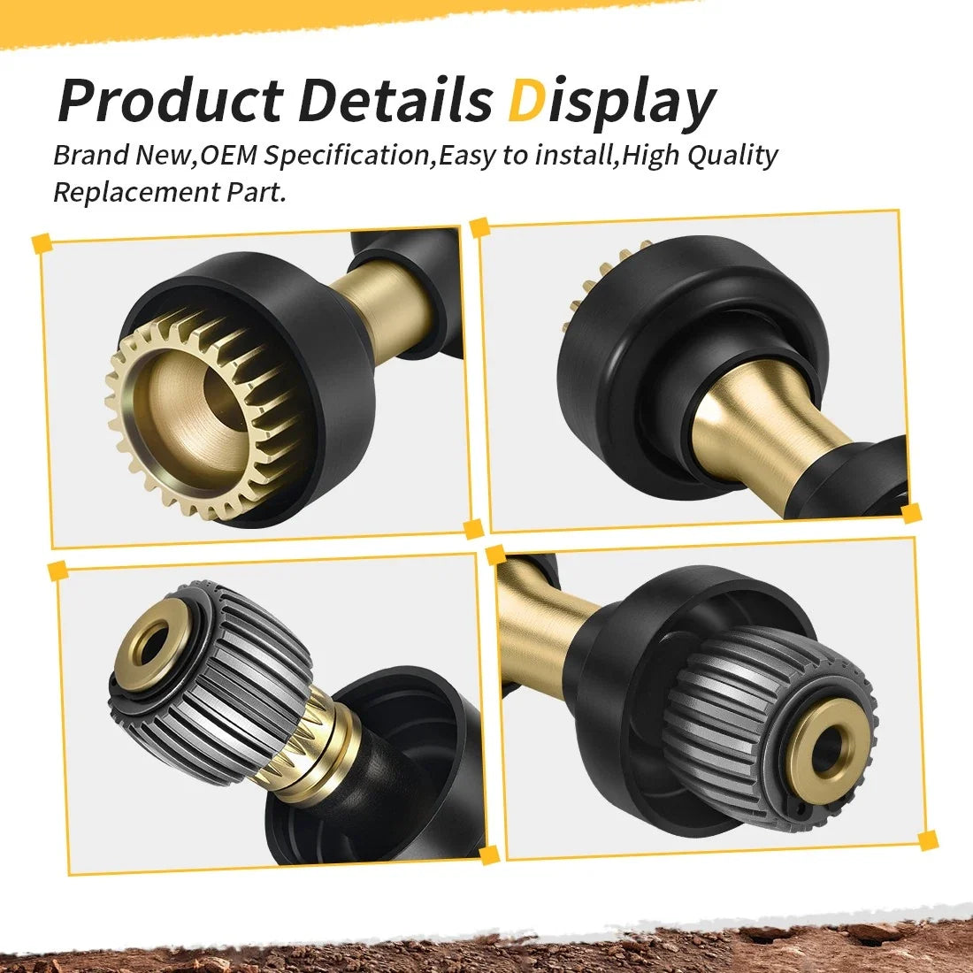 Shaft Drive and Differential Coupler for Yamaha Viking 700 2014-2024