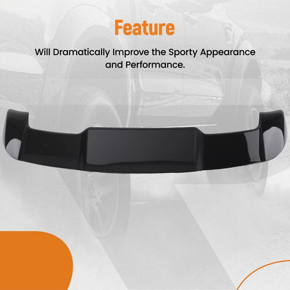 Rear Spoiler Wing ABS Black for Corolla Hatchback 2019-2022
