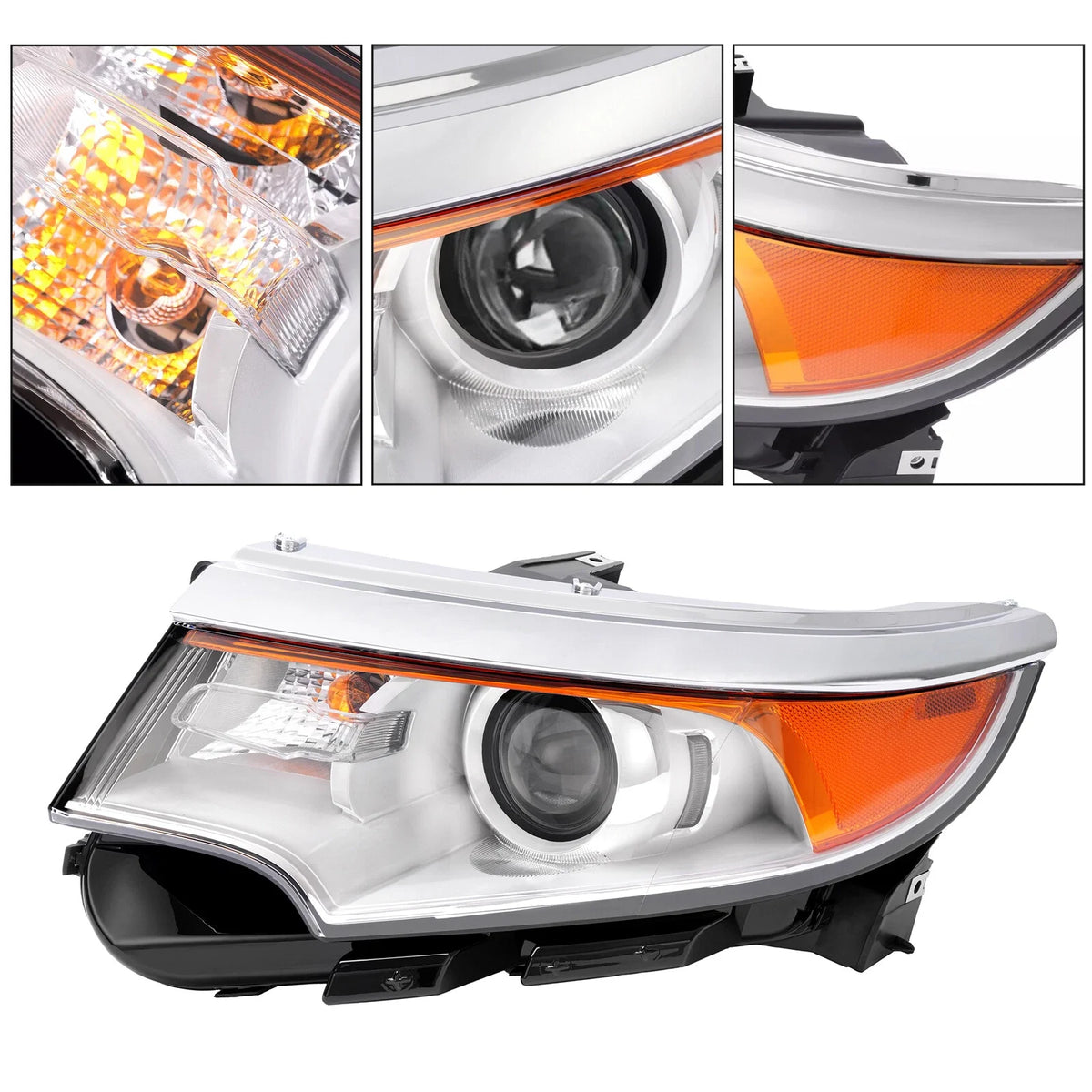 Projector Headlight Set for Ford Edge (2011-2014) #BT4Z13008B
